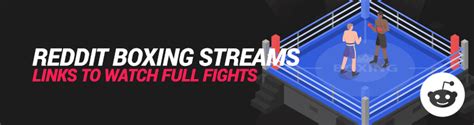 reddit boxing stream|More.